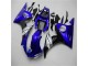 Affordable 2003-2005 Blue White Black Yamaha YZF R6 Motorcycle Fairings Kit