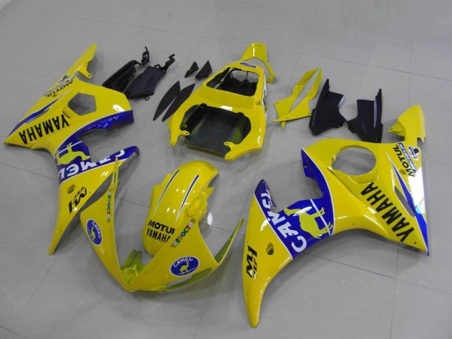 Affordable 2003-2005 Camel Yamaha YZF R6 Bike Fairing