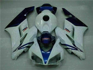 Affordable 2004-2005 White Blue Honda CBR1000RR Motor Bike Fairings