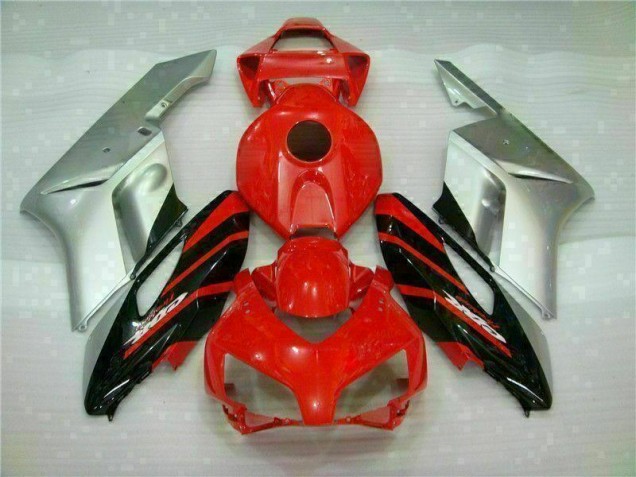 Affordable 2004-2005 Red Silver Honda CBR1000RR Moto Fairings