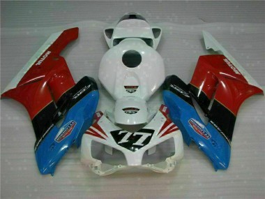 Affordable 2004-2005 White Red 77 Honda CBR1000RR Motorcycle Fairing Kits