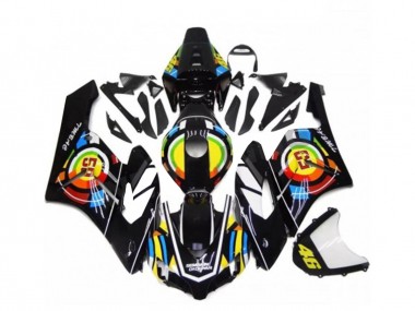 Affordable 2004-2005 Black Honda CBR1000RR Motorcycle Fairings Kits