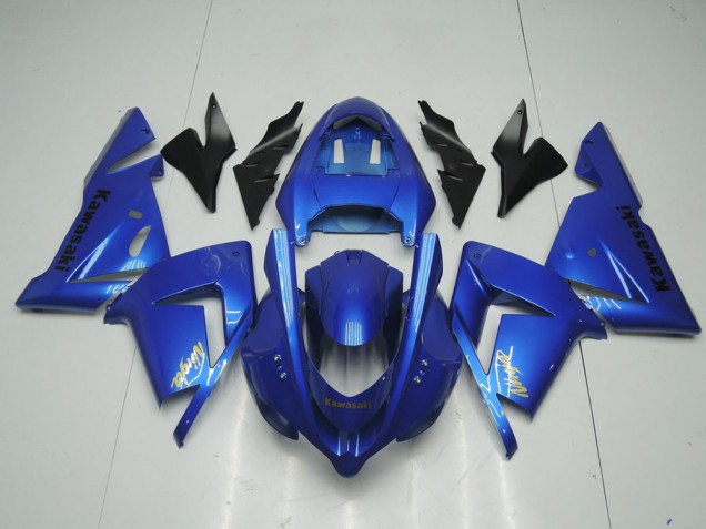 Affordable 2003-2005 Candy Blue Kawasaki ZX10R Bike Fairings