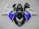 Affordable 2004-2005 White Blue Suzuki GSXR 600/750 Replacement Motorcycle Fairings