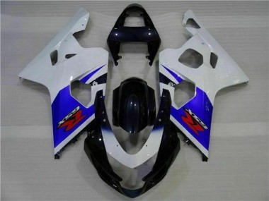 Affordable 2004-2005 Blue White Suzuki GSXR 600/750 Motorcycle Replacement Fairings