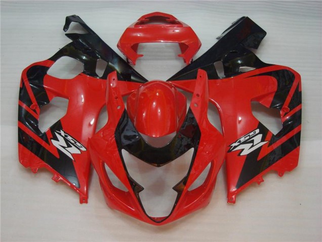 Affordable 2004-2005 Red Black Suzuki GSXR 600/750 Motor Fairings