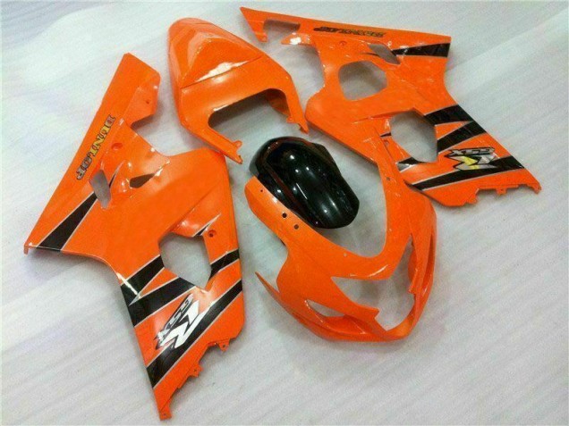 Affordable 2004-2005 Orange Suzuki GSXR 600/750 Motorcycle Fairings