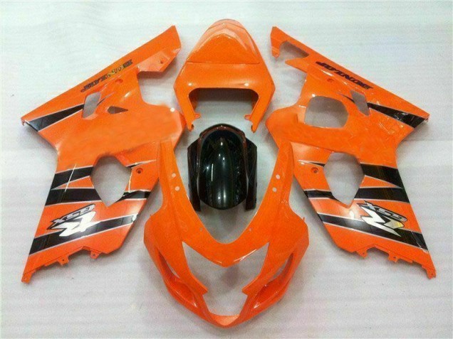 Affordable 2004-2005 Orange Suzuki GSXR 600/750 Motorcycle Fairings