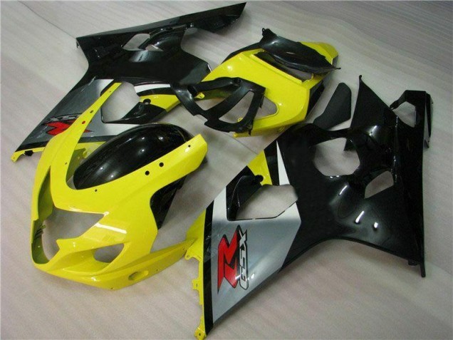 Affordable 2004-2005 Yellow Black Suzuki GSXR 600/750 Motorbike Fairing