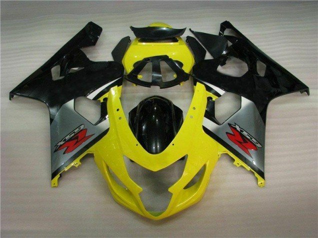 Affordable 2004-2005 Yellow Black Suzuki GSXR 600/750 Motorbike Fairing