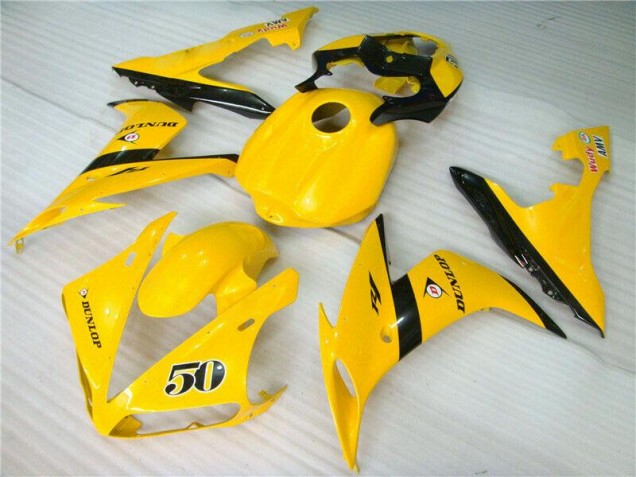 Affordable 2004-2006 Yellow Yamaha YZF R1 Motorbike Fairing