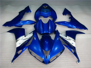 Affordable 2004-2006 Blue White Yamaha YZF R1 Bike Fairings