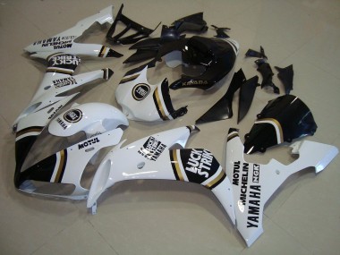 Affordable 2004-2006 Black Gold White Yamaha YZF R1 Bike Fairing Kit