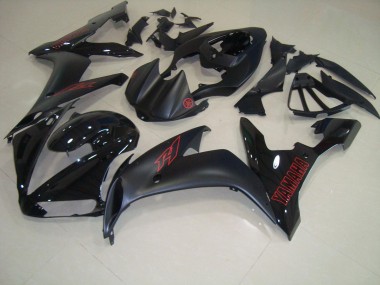 Affordable 2004-2006 Matte Black Red Yamaha YZF R1 Replacement Fairings