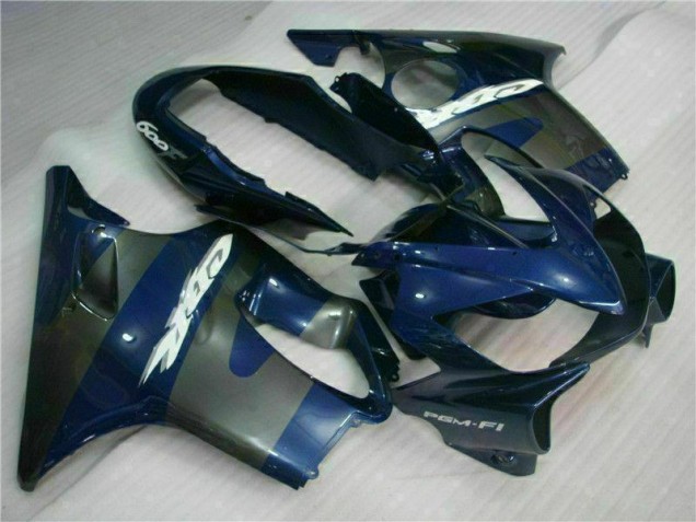 Affordable 2004-2007 Blue Silver Honda CBR600 F4i Motorcycle Fairings Kit