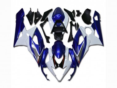 Affordable 2005-2006 White Blue Suzuki GSXR 1000 Motorcycle Bodywork