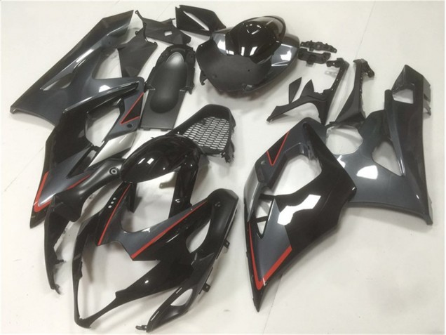 Affordable 2005-2006 Black Grey Suzuki GSXR 1000 Moto Fairings