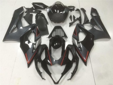 Affordable 2005-2006 Black Grey Suzuki GSXR 1000 Moto Fairings