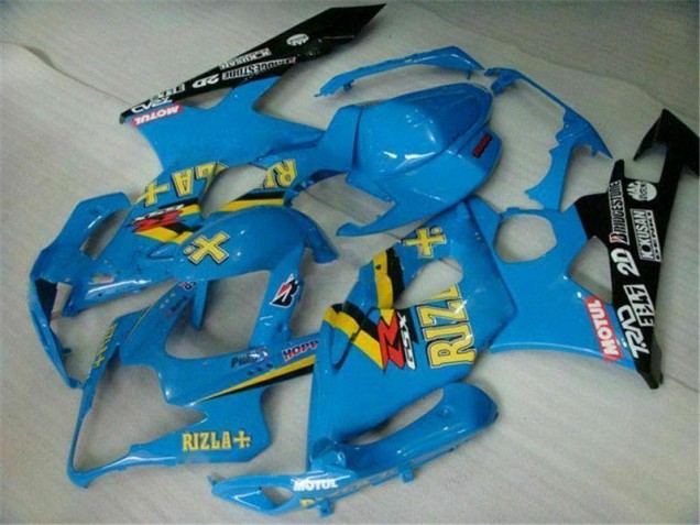 Affordable 2005-2006 Blue Suzuki GSXR 1000 Motorcycle Fairing Kits