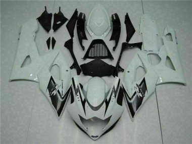 Affordable 2005-2006 White Suzuki GSXR 1000 Motorbike Fairing