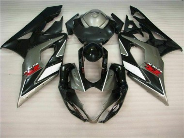 Affordable 2005-2006 Grey Black Suzuki GSXR 1000 Bike Fairings