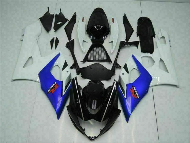 Affordable 2005-2006 Blue White Suzuki GSXR 1000 Motorcycle Bodywork