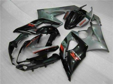 Affordable 2005-2006 Grey Black Suzuki GSXR 1000 Motorcyle Fairings