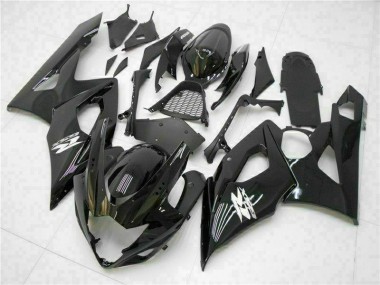 Affordable 2005-2006 Glossy Black Suzuki GSXR 1000 Motor Fairings