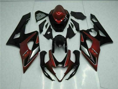 Affordable 2005-2006 Red Black Suzuki GSXR 1000 Motorbike Fairings