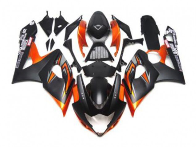 Affordable 2005-2006 Black Orange Suzuki GSXR 1000 Motorbike Fairing