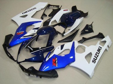 Affordable 2005-2006 Blue White Black Suzuki GSXR 1000 Motorbike Fairing