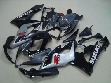 Affordable 2005-2006 Grey Black Silver Suzuki GSXR 1000 Motorbike Fairing Kits