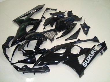 Affordable 2005-2006 Black Silver Decals Suzuki GSXR 1000 Replacement Fairings