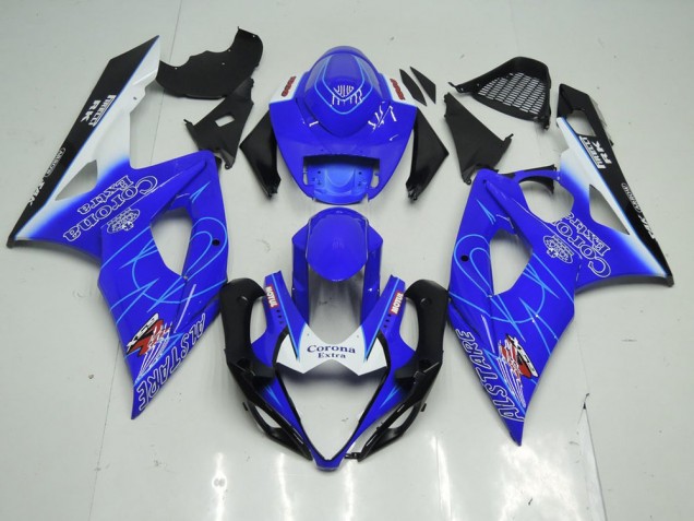 Affordable 2005-2006 Blue Corona Suzuki GSXR 1000 Motor Fairings