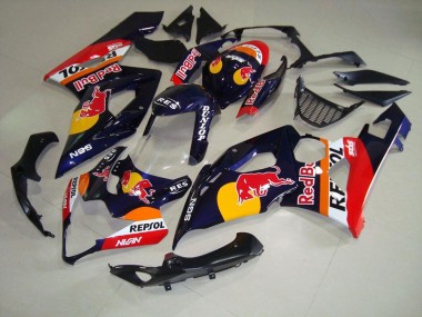 Affordable 2005-2006 Red Bull Repsol Suzuki GSXR 1000 Motorcycle Fairing Kits