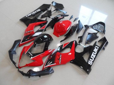 Affordable 2005-2006 Red Black OEM Style Suzuki GSXR 1000 Bike Fairings