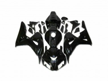 Affordable 2006-2007 Glossy Black Honda CBR1000RR Bike Fairing