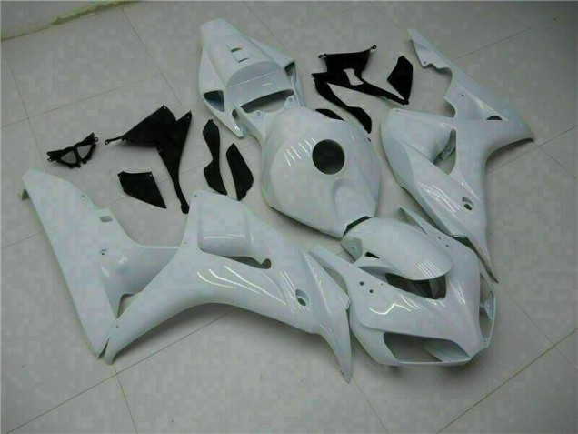 Affordable 2006-2007 White Honda CBR1000RR Motorcycle Bodywork