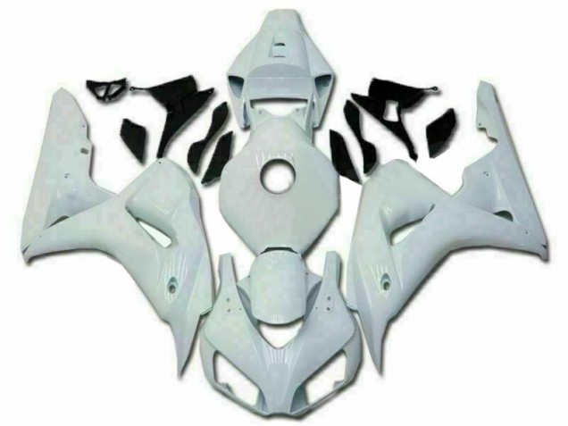 Affordable 2006-2007 White Honda CBR1000RR Motorcycle Bodywork