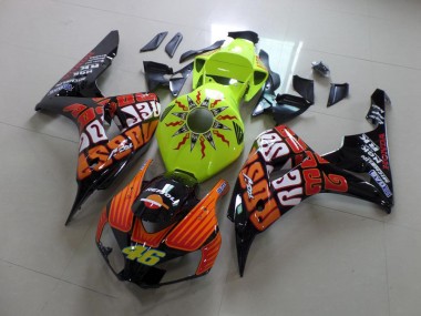 Affordable 2006-2007 Fluro Rossi Honda CBR1000RR Bike Fairings