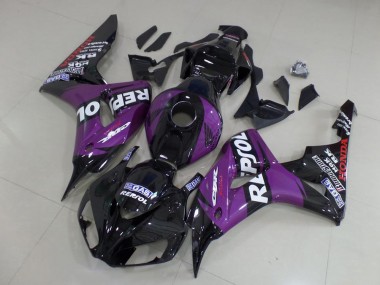 Affordable 2006-2007 Purple Repsol Honda CBR1000RR Motorcyle Fairings