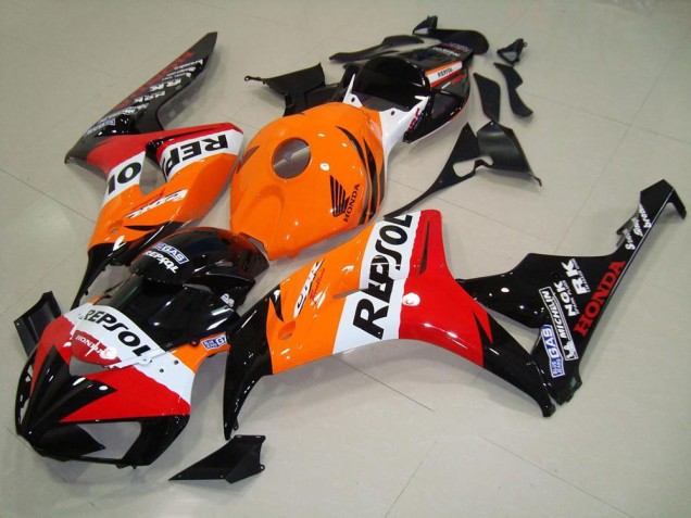 Affordable 2006-2007 Repsol Honda CBR1000RR Motorcycle Fairing Kit