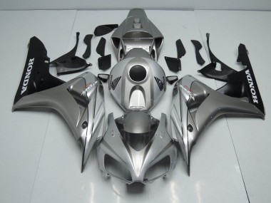 Affordable 2006-2007 Silver Grey Honda CBR1000RR Motor Bike Fairings