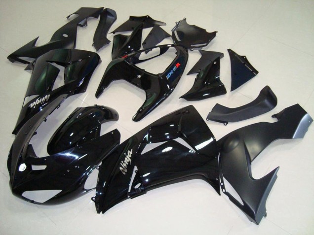 Affordable 2006-2007 Black Matte Black Kawasaki ZX10R Motorbike Fairing