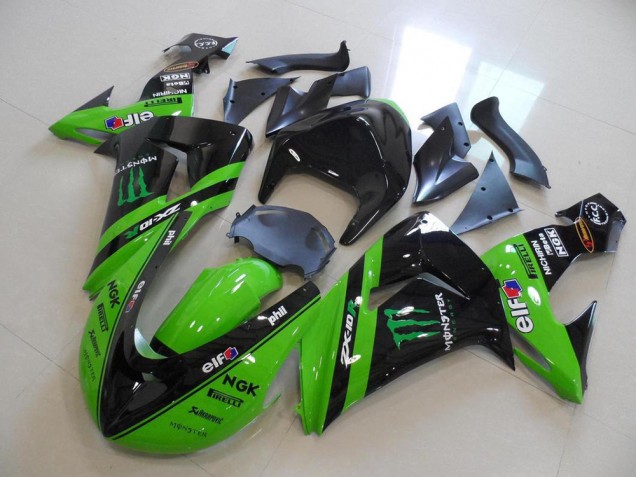 Affordable 2006-2007 Monster Race Kawasaki ZX10R Motorbike Fairing Kits