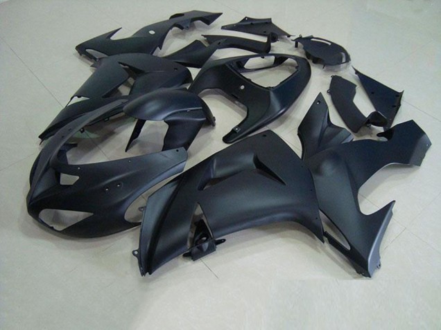 Affordable 2006-2007 Matte Black Kawasaki ZX10R Motorcylce Fairings