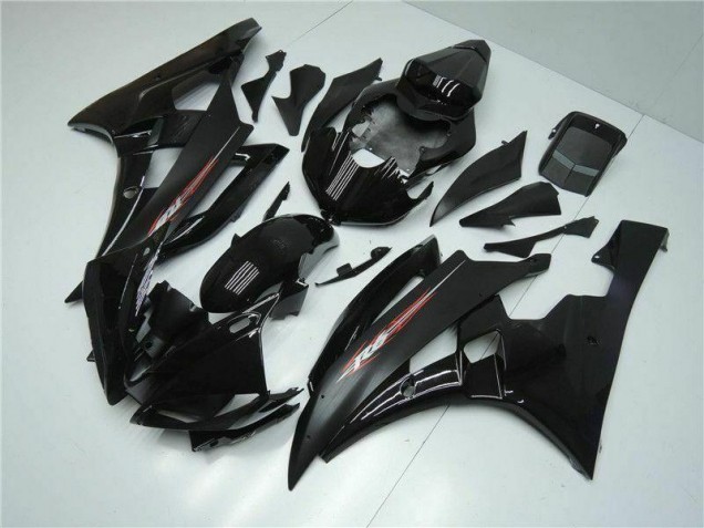 Affordable 2006-2007 Black Yamaha YZF R6 Motorbike Fairings