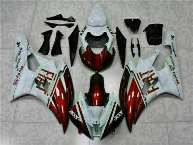 Affordable 2006-2007 Brown White Yamaha YZF R6 Motorcycle Fairing Kit