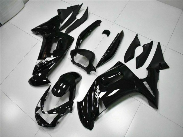 Affordable 2006-2008 Glossy Black Kawasaki EX650 Motorbike Fairings