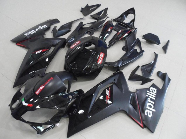 Affordable 2006-2011 Black and Matte Black Aprilia RS125 Replacement Fairings